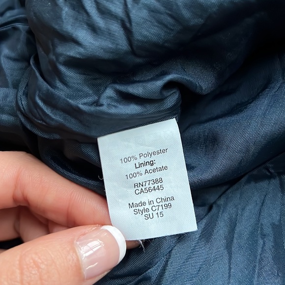 J. Crew Navy Pleated Skirt - Picture 11 of 11